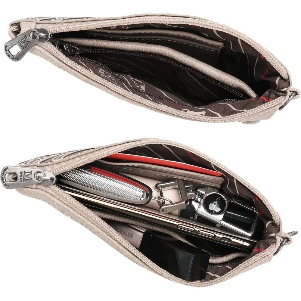 Western Leather Crossbody Bag Women's Small Purse Credit Card Slots